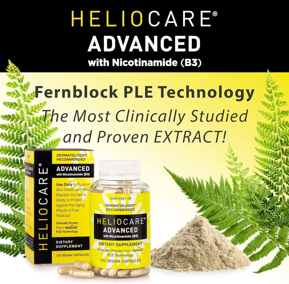 HELIOCARE Advanced Nicotinamide B3 Healthy Skin Vegan Capsules - 120 Count