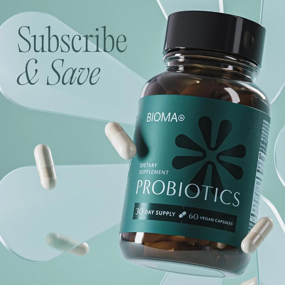 BIOMA Probiotics - Digestive Health - Gut Support for Men & woman 60 ct (30 day)