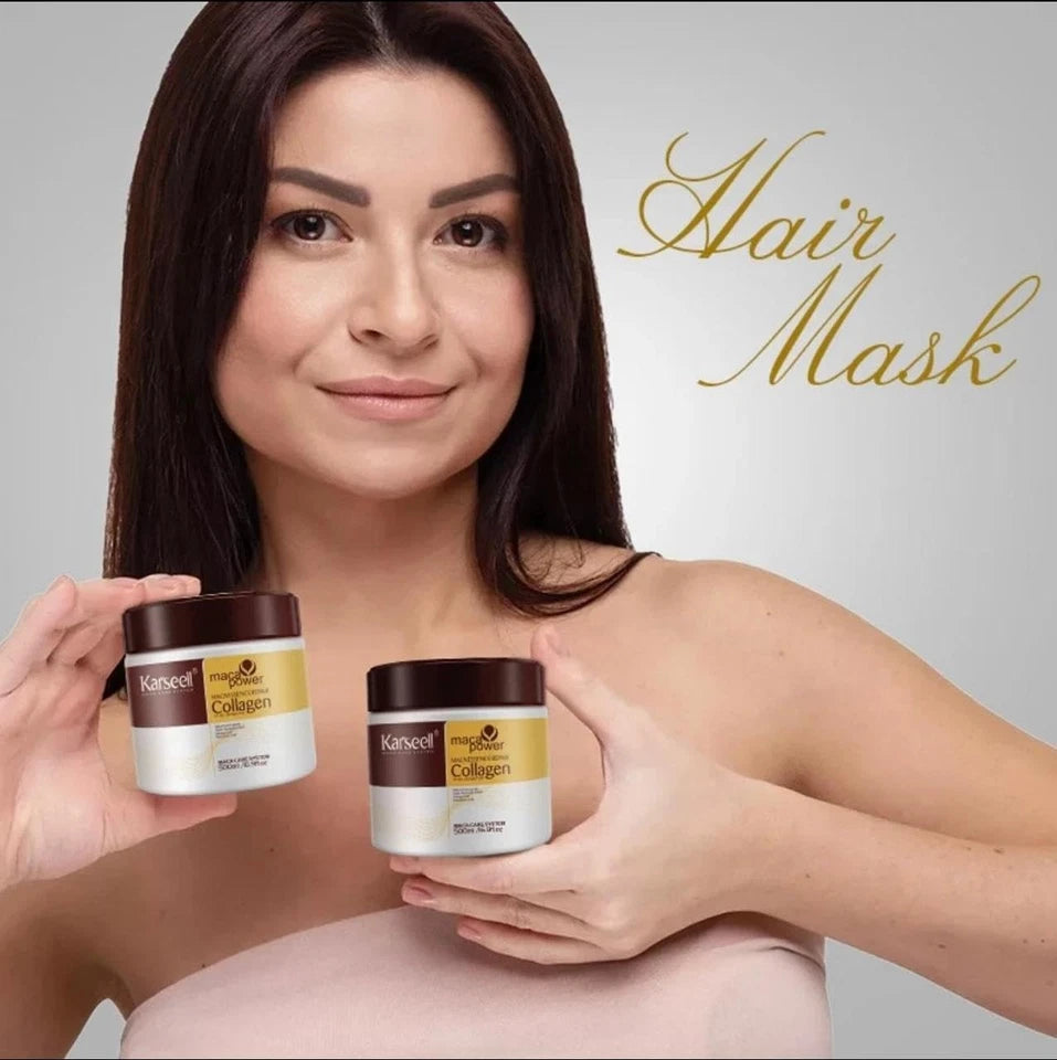 Karseell Hair Repair Mask Argan Mascarilla Conditioning Collagen Keratin Damage