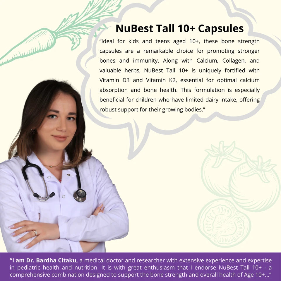 NuBest Tall 10+ Advanced Bone Health Support for Teens (10+)