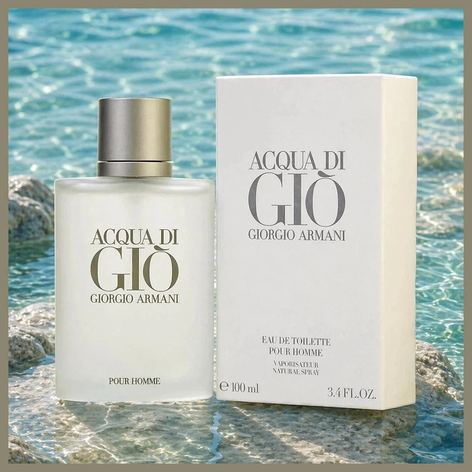 Acqua Di Gio Giorgio Armani EDT 3.4 oz 100ml Cologne for Men Spray
